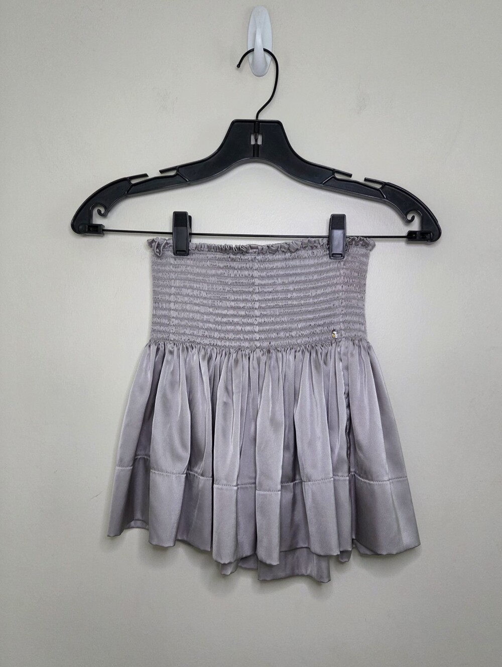 Women's Natural Life Silver Flowy Swing Shorts Daisy Flower  Sz XS
